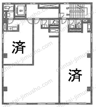 堀口ビルの間取図