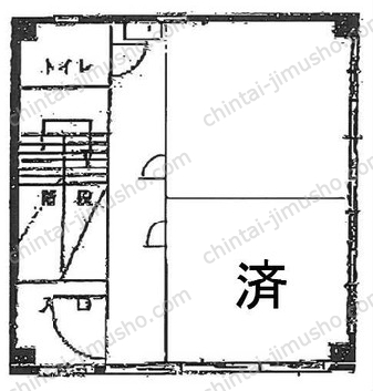 平和ビル5階の間取図