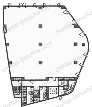 甘酒屋ビルの間取図