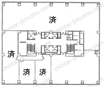 コンワビル7階の間取図