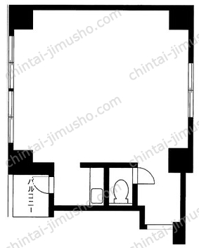 カテリーナ御苑6階の間取図