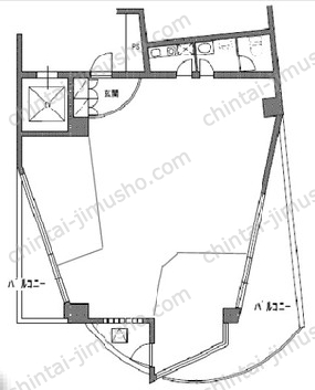 都住創山吹町ビルの間取図