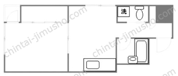 モンシャトー北新宿の間取図