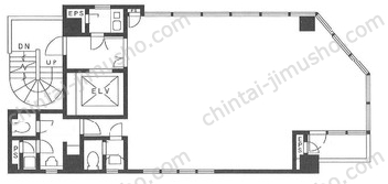 東京リアル岩本町ビル3階の間取図