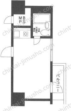 サンパレス新宿の間取図
