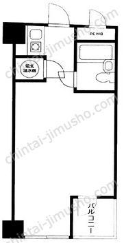 スターコート日本橋3階の間取図