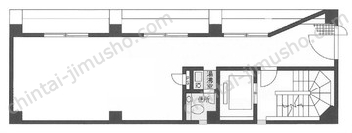 Uビル5階の間取図
