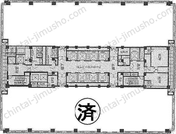 紀尾井町ビルの間取図