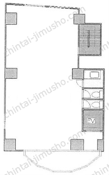 SANWA青山Bldg9階の間取図