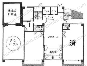 第35下川ビル／DAITOビル1階の間取図