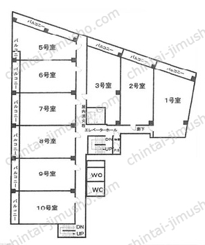 新陽ビルの間取図