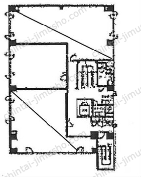 新横浜葉山第三ビル9階の間取図