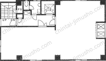 中根ビル7階の間取図