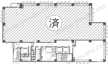 関内トーセイビルⅡの間取図