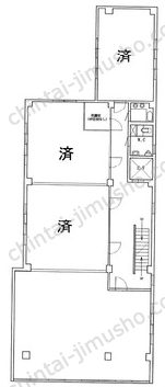 大湯ビルの間取図
