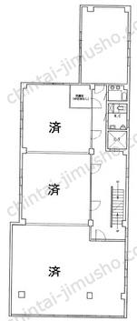 大湯ビルの間取図