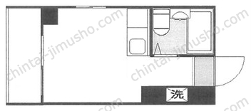 誠心Ⅱビル3階の間取図