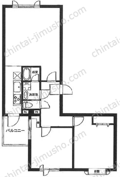 新南平台マンション／チサンマンション新南平台の間取図