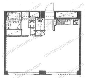 トーア文京マンション7階の間取図