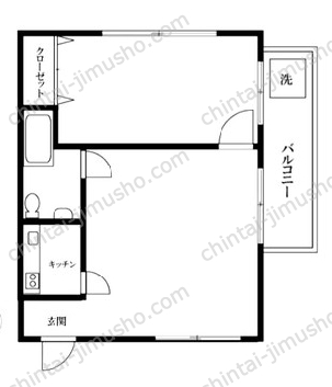 トキワマンションの間取図
