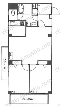 秀和外苑レジデンスの間取図