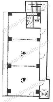 喜助九段北ビルの間取図
