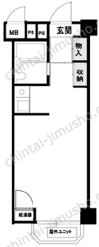 カルム赤坂の間取図