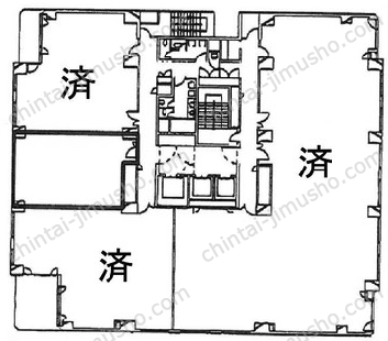 成増トーセイビル6階の間取図