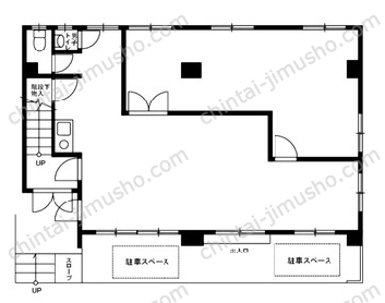坂本ビル1階の間取図