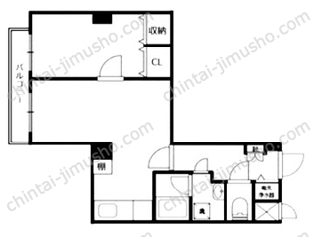 ライオンズマンション池袋6Fの間取図