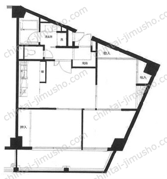 ストーク新宿／ハローオフィス西新宿の間取図