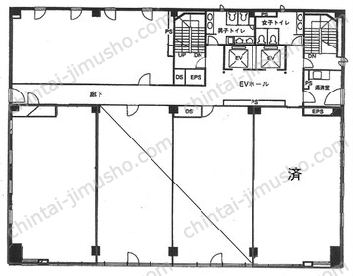 キューブワン麹町／QV1麹町の間取図