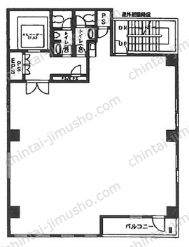 シャンピア秋葉原ビル3階の間取図