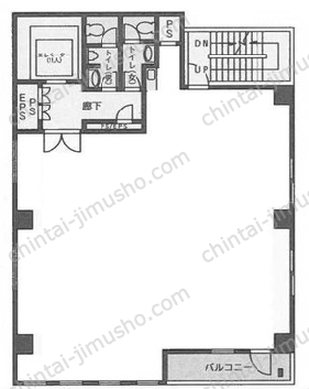 シャンピア秋葉原ビル5階の間取図