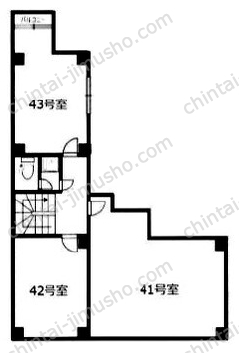 明興ビル4階の間取図