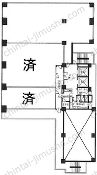 第15三ツ木ビルの間取図