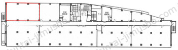 プラザ江戸川橋ビル2階の間取図
