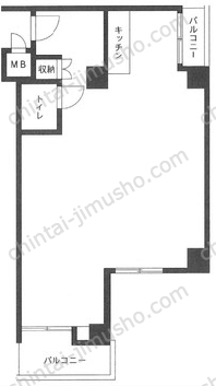 クレール東池袋の間取図