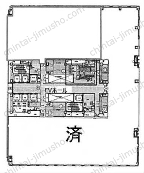 品川シーサイドパークタワー7階の間取図