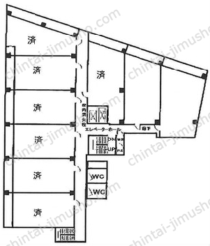 新陽ビルの間取図