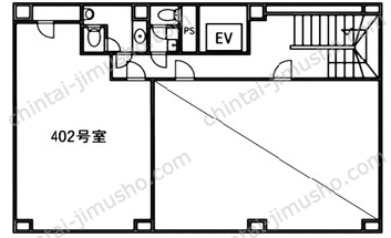 第2鈴勘ビル4階の間取図
