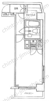 銀座ベラメンテの間取図