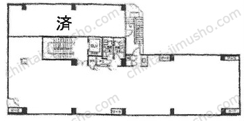第21中央ビルの間取図