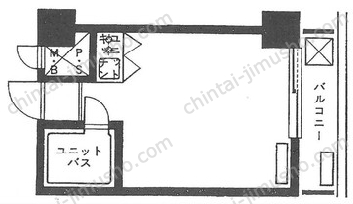 青山アルコーブの間取図