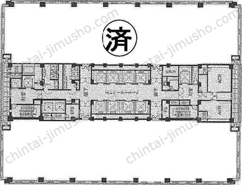 紀尾井町ビルの間取図