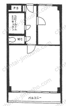 神宮前コーポラスの間取図