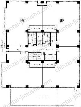 東武横浜第2ビルの間取図