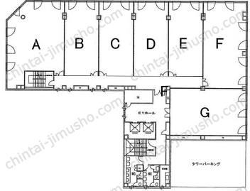 DSM新横浜ビル2Fの間取図