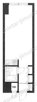 朝日広尾マンションの間取図