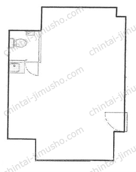サンライズビル1階の間取図